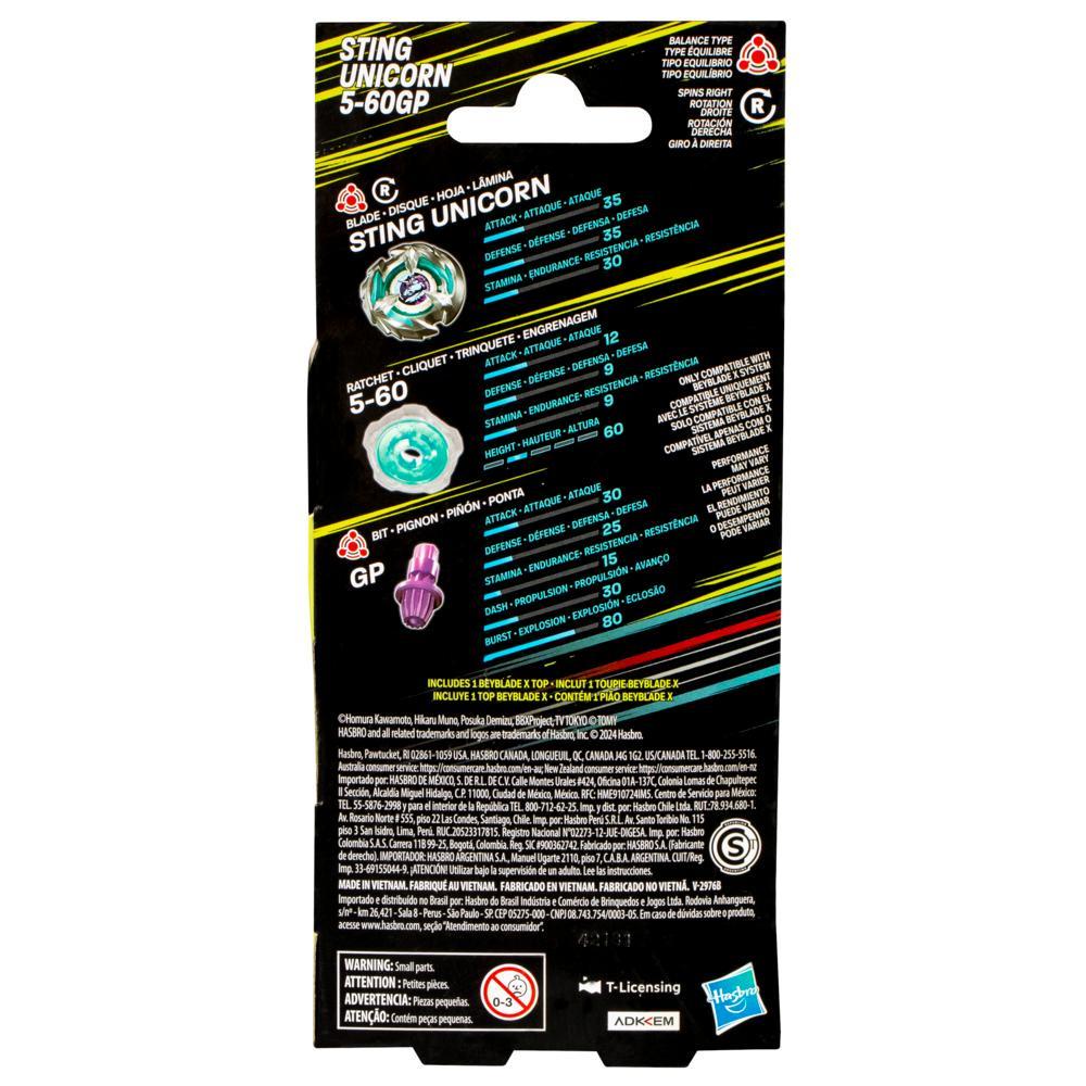 Beyblade X Sting Unicorn 5-60GP