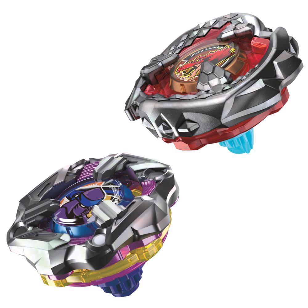 Beyblade X Beat Tyranno 4-70Q & Knife Shinobi 4-80HN Dual Pack Set